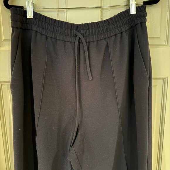 SEZANE Bruce Trousers Pants Slacks Navy Size 12 - Picture 4 of 5